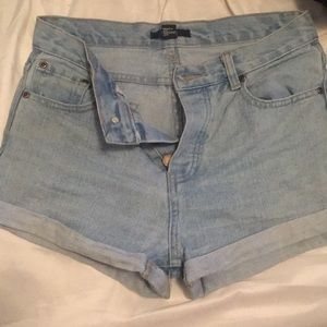 high waited forever 21 shorts